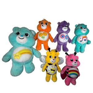 LOT of Care Bears‎ Wish, Friend, Share, Heartsong, Bee Funshine, Ladybug Cheer